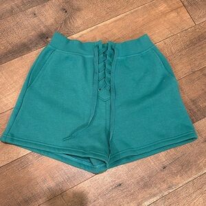 NWT! Lace Up Shorts